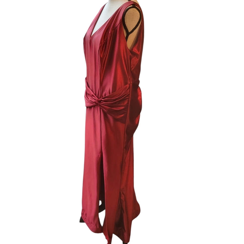 Galina Signature Vibrant Red Dress Gown Homecoming - Picture 2 of 8